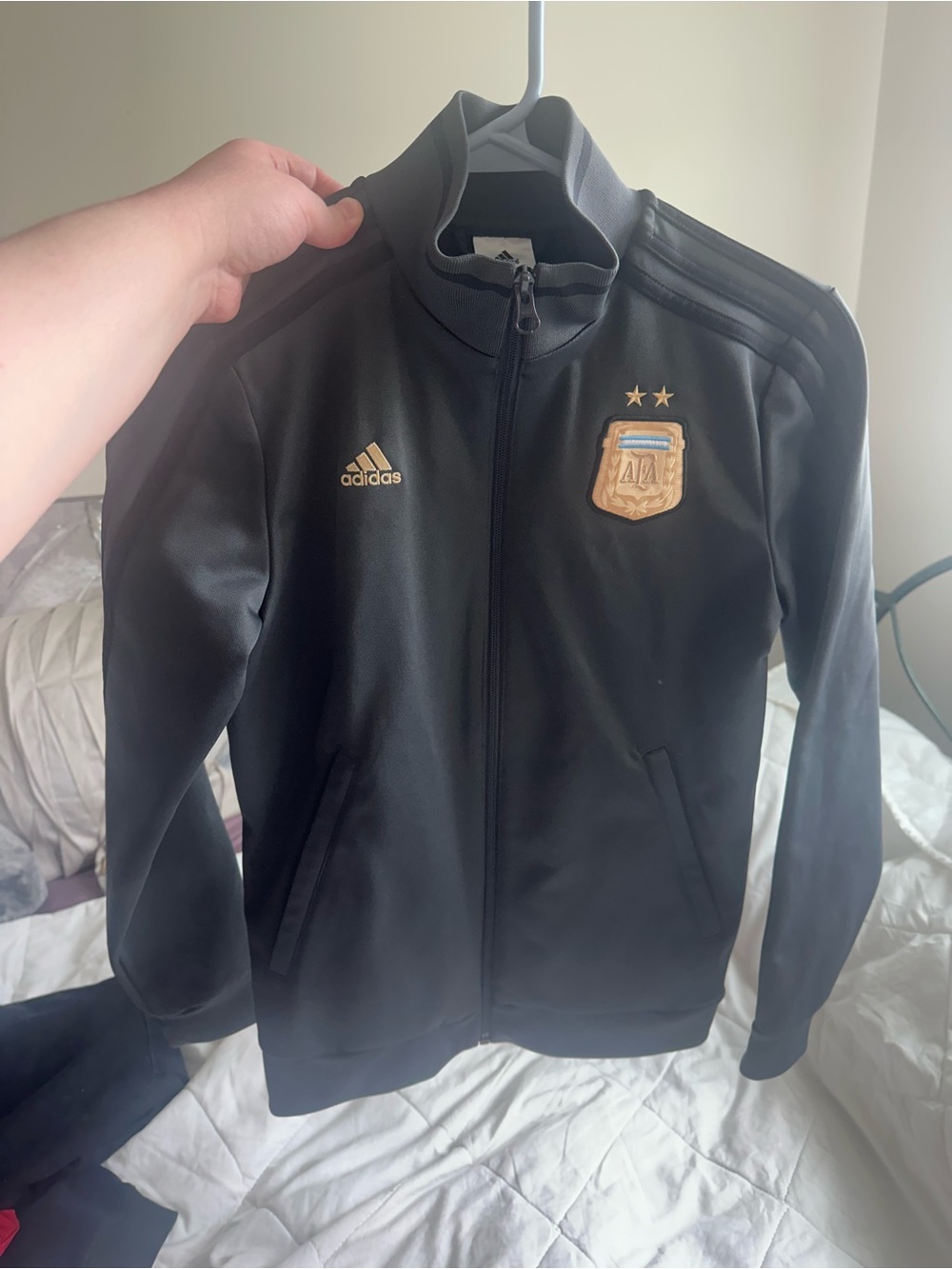 adidas Black and White Label Youth Jacket
